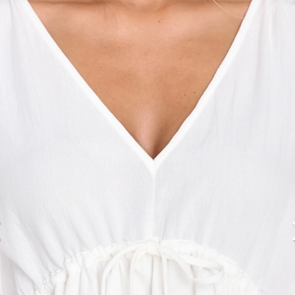 NWT Mustard Seed Seaside Dreams White Dress - Picture 2 of 13